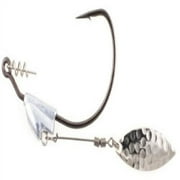 Owner Flashy Swimmer Weighted 1/0 Hook #1/8oz. Silver 2PK
