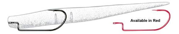 Owner Hooks Worm Offset Shank Hook, Size 5/0, 5102-151