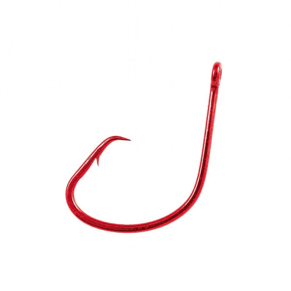 Owner Mutu Light Circle Hook, 3/0, Red, 5pk