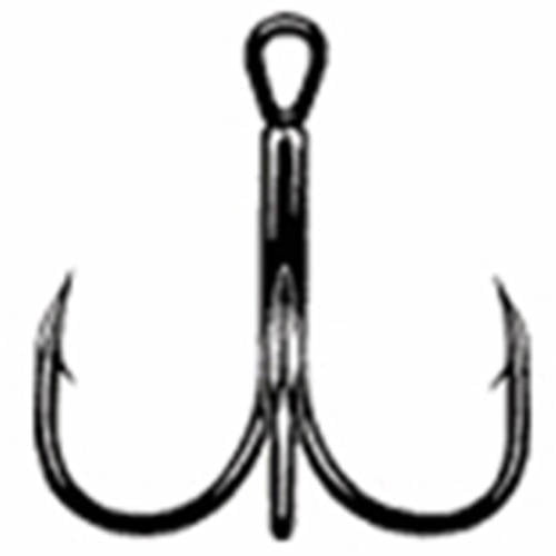 Owner Stinger 2X Treble Hooks (size 2/0) ST-41BC 5641-121 Black Chrome