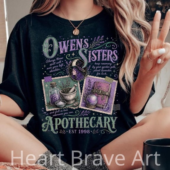 Ownes Sister's Apothecary, Magic Practical Apothecary, Magic Practical, Midnight Margaritas Witchy, Practical Magic Shirt