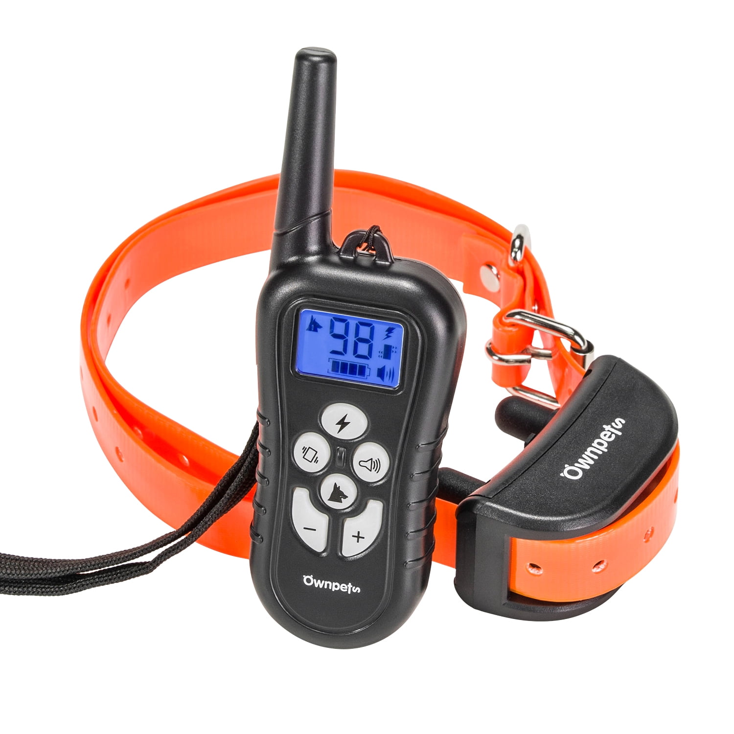 Ownpets Dog Training Collar Rechargeable and Waterproof All Size Dogs 10Lbs 100Lbs 300 yards Range