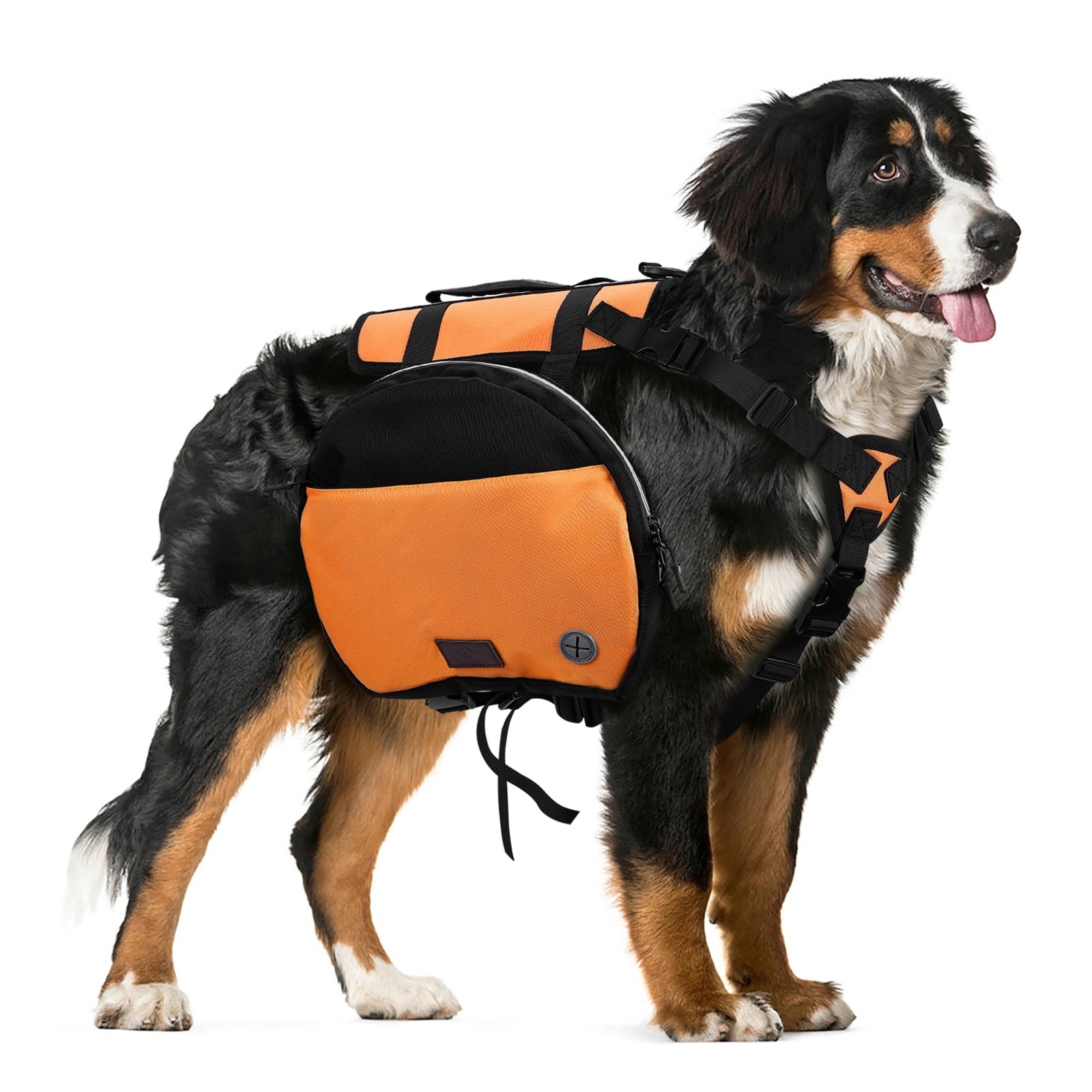 Ownpets Large Size Dog Backpack for Dogs with Adjustable Strap Waterproof and Lightweight Dog Saddle Bag, Dog Pack Hound for Camping Traveling and Hiking