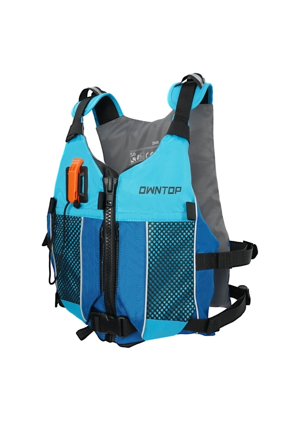 Life Jacket for Adult,Swim Vest for Men Women,Adults Life Jackets Dual Mesh Pockets Attached Whistle Buoyancy Aid for Fishing, Paddleboard, Kayaking, Boating