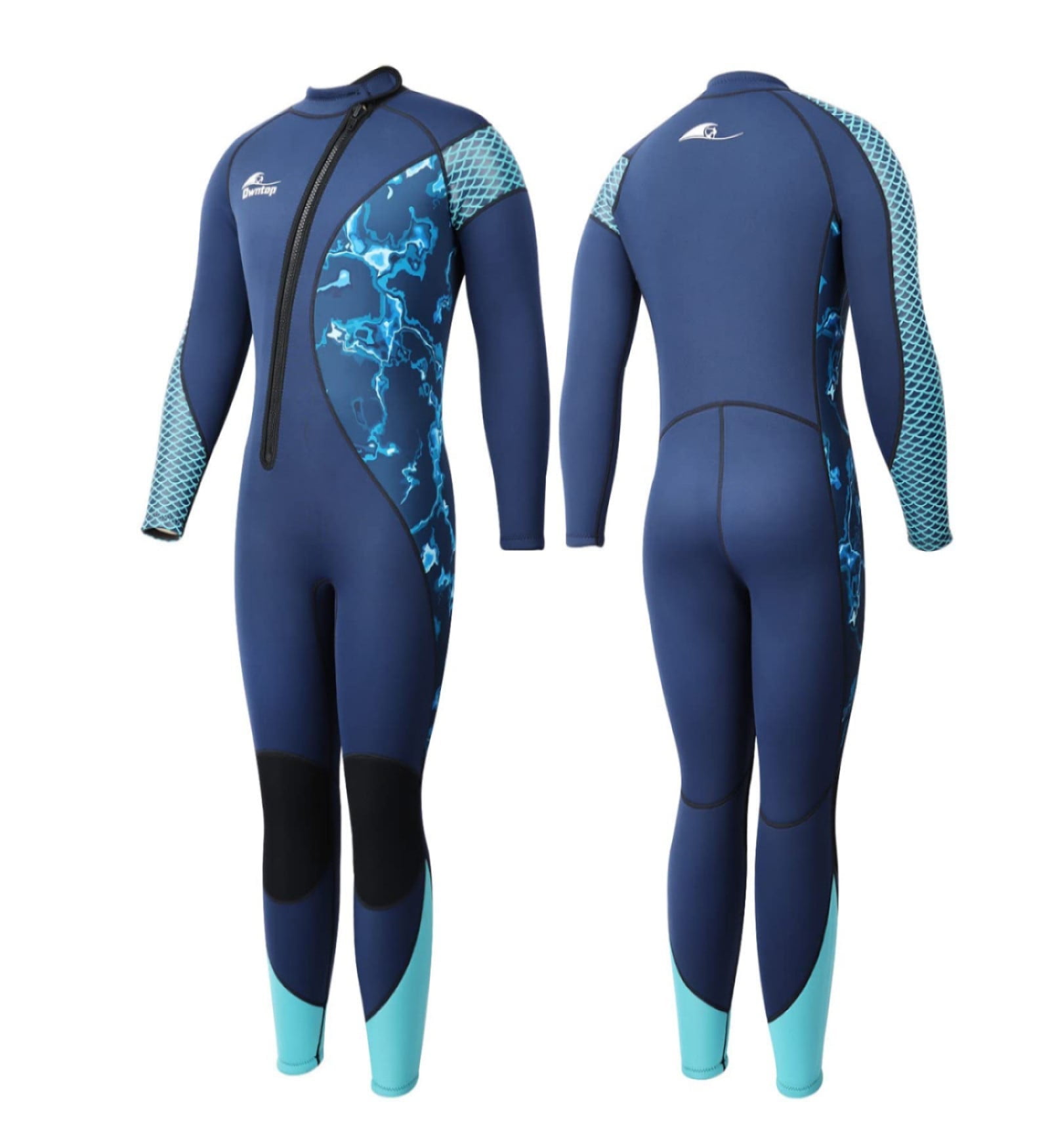 Owntop Wetsuits for Men 3mm Neoprene Wet Suit Full Body Keep Warm