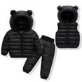 thumbnail image 1 of Owordtank 2 Piece Toddler Winter Coats and Matching Pants Lightweight Puffer Padded Jacket Clothing Set Snowsuit Ski Suit, 1 of 3