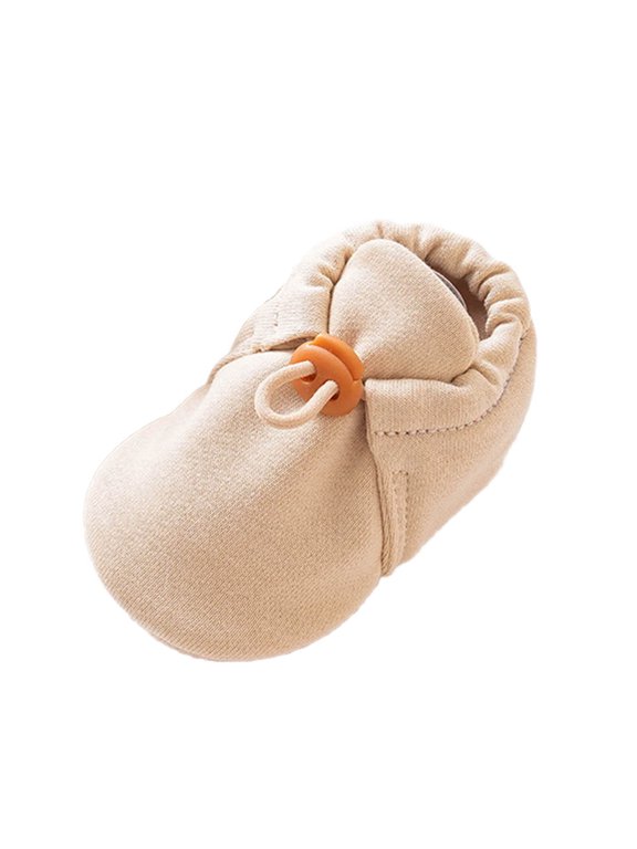 Baby Booties Newborn Infant Non Slip Sole Shoes Cozy Soft Warm Cotton Boots with Adjustable Straps