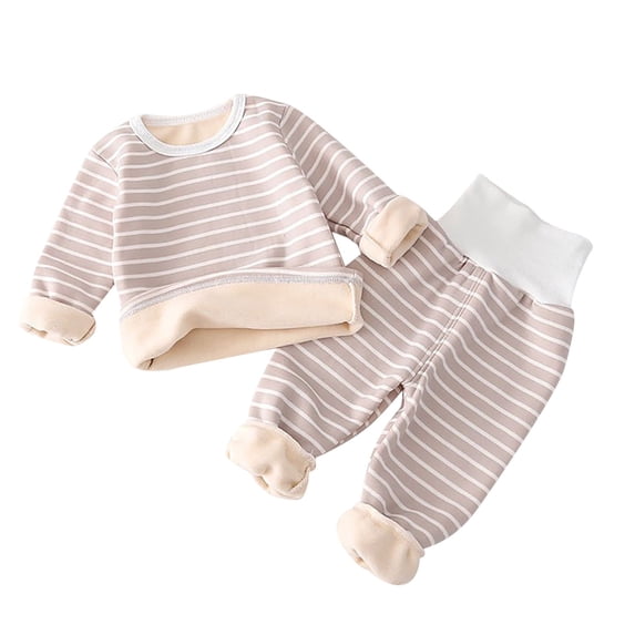 Owordtank Baby Boy Fall Clothes Long Sleeve Toddler Boy Kint Sweatshirt Pullover Tops Pants Infant Fall Winter Outfits