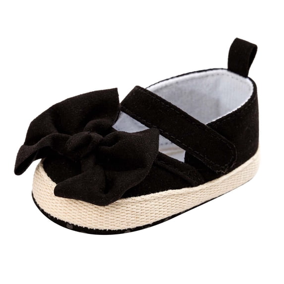 Owordtank Baby Girls Mary Jane Flats Shoes with Non-Slip Soft Sole Toddler First Walkers Newborn Princess Dress Shoes