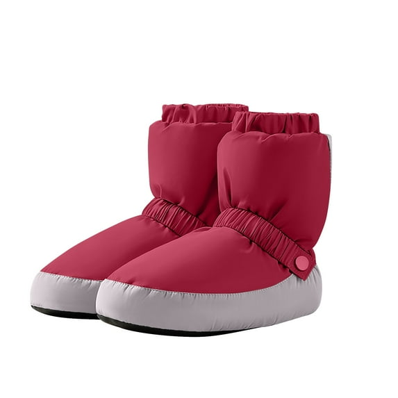 Owordtank Ballet Warm up Booties Dance Slippers Ankle Boots with Strap