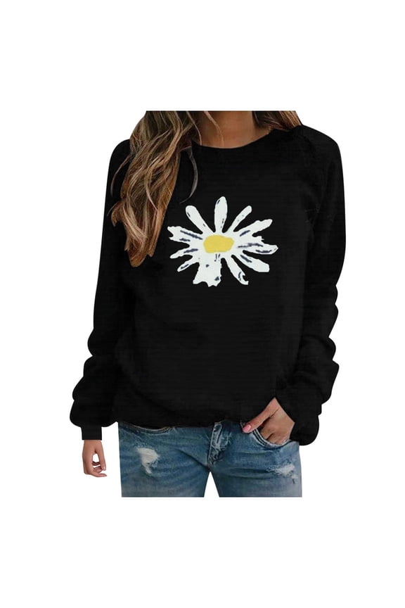 Camo Sweatshirt for Women Casual Crewneck Pullover Long Sleeve Tunics Tops Casual Loose Blouses