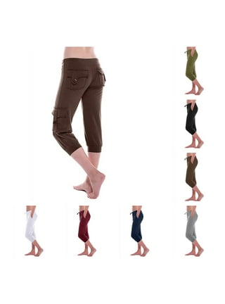 Buy online Brown Capri Leggings from Capris & Leggings for Women