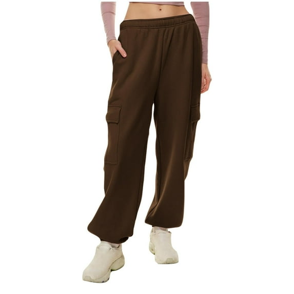 Owordtank Cargo Sweatpants for Women with Pockets Juniors Jogger Ladies Fall Winter Pants Clarence 5 Clothing Woman Wal?mart