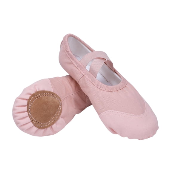 Owordtank Girls Ballet Shoes Kids Toddlers Comfy Soft Split Ballerina Dance Practice Slippers Yoga Gymnastics Shoes