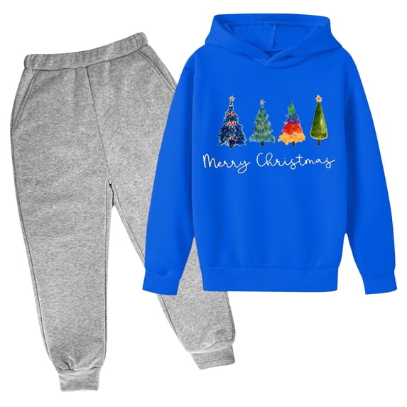 Owordtank Girls' Clothing Set Butterfly Print Crop Top Hoodies Sweatpants 2 Piece Outfits Kids Sweatsuit Tracksuit Jogger Set