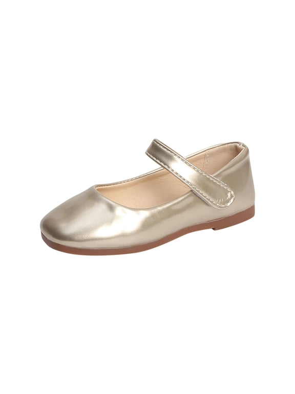 Girls Dress Shoes Princess Flower Girl Kids Mary Jane Ballet Flats School Wedding Party Church School Outdoor Girl Shoes
