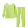 thumbnail image 1 of Owordtank Girls' Long Sleeve Lounge Set Two Piece Pant Set Lightweight Sweat Set for 4-11 Years, 1 of 3