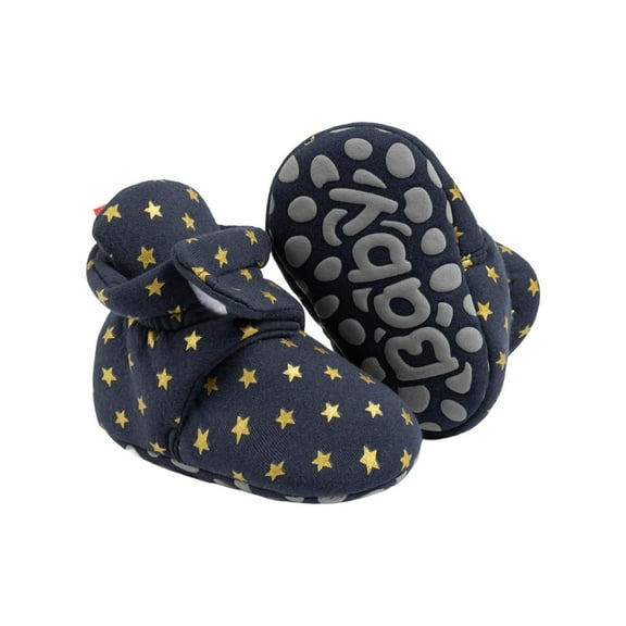Owordtank Infant Baby Boy Girl Cozy Fleece Bootie Newborn Stay On Slipper Winter Warm Gripper Non-Slip Crib Shoes