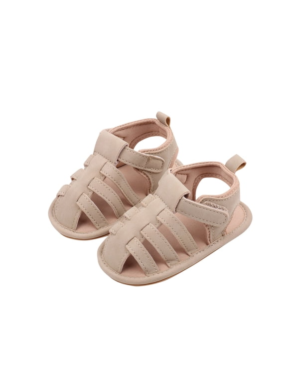 Infant Baby Boys Girls Summer Beach Sandals Breathable Athletic Anti-slip Soft Sole Newborn First Walker Crib Shoes