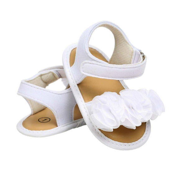 Owordtank Infant Baby Girl Shoes Baby Mary Jane Flats Princess Wedding Dress Shoes Crib Shoe for Newborns