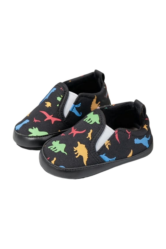 Infant Baby Girls Boys Canvas Shoes Soft Sole Toddler Slip On Newborn Crib Moccasins Casual Sneaker