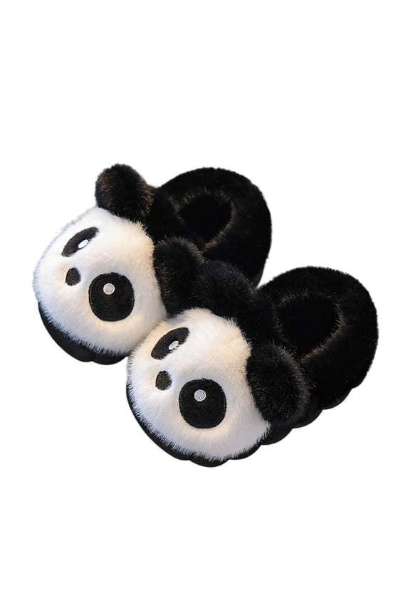 Kids Slippers, Cute Panda Slipper for Girls Boys, Animal Slippers Cozy Anti-slipe Soft Plush Warm Cozy Home House
