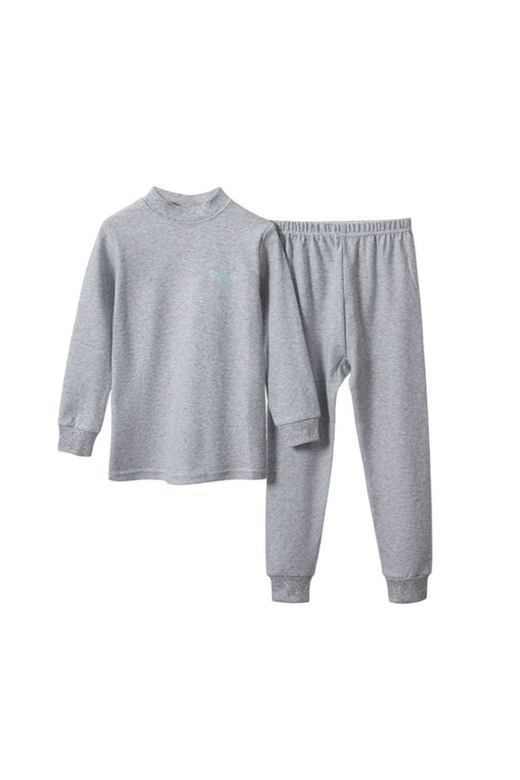 Kids Thermal Underwear Set Long Johns Ultra Soft 2 Piece Base Layer for Boys Girls, 2-14 Years