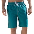thumbnail image 1 of VIPOIN Men Bermuda Shorts Straight Leg Beach Shorts Workout Shorts with Pockets, 1 of 7