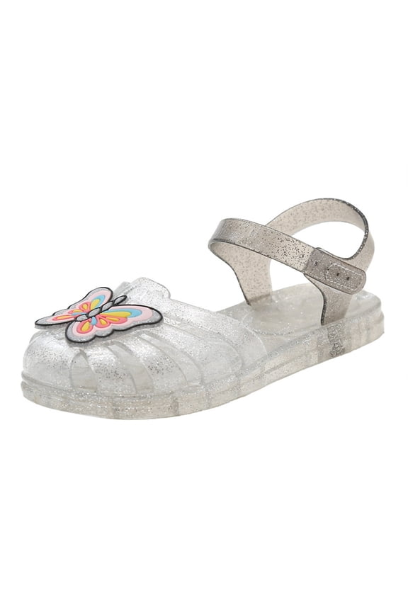 Sandals for Girls,Fisherman Gladiator Water Beach Flat Sandals Closed Toe Princess Costume Summer Dress Shoes for Toddler