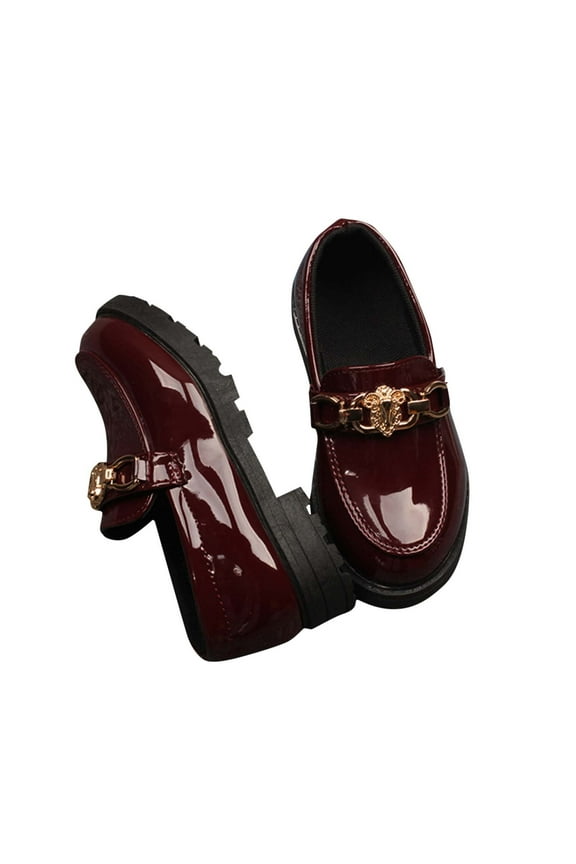 Shoes Princess Dressy Loafers Flower Gir School Wedding Party Elegant Shoes Uniform Classic Soft Shoe