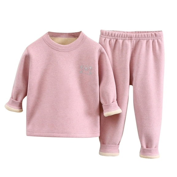 Owordtank Toddler Baby Boy Fall Winter Clothes Solid Color Long Sleeve Pullover Sweatshirt Tops Joggers Pants Outfit Set