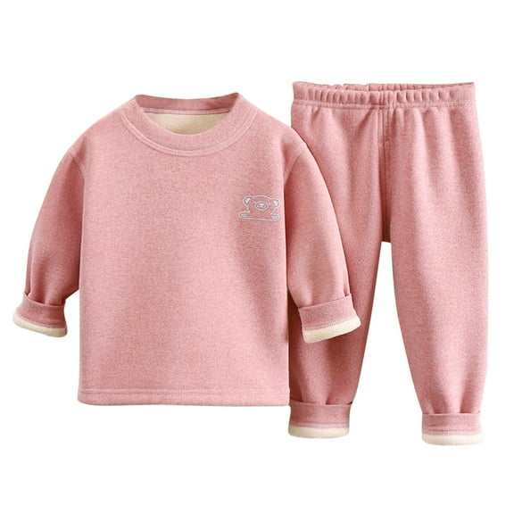 Owordtank Toddler Baby Boy Fall Winter Clothes Solid Color Long Sleeve Pullover Sweatshirt Tops Joggers Pants Outfit Set