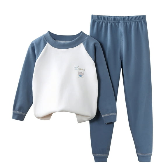 Owordtank Toddler Baby Boy Girl Christmas Outfits Long Sleeve Tops Jogger Pants Sets Infant Fall Winter Clothes