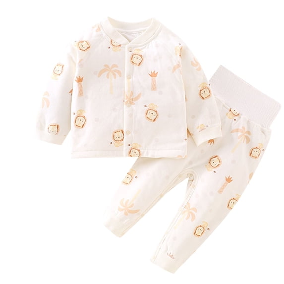 Owordtank Toddler Baby Girl Clothes Fall Outfits Long Sleeves Shirt Pants Matching Pjs Lounge Set