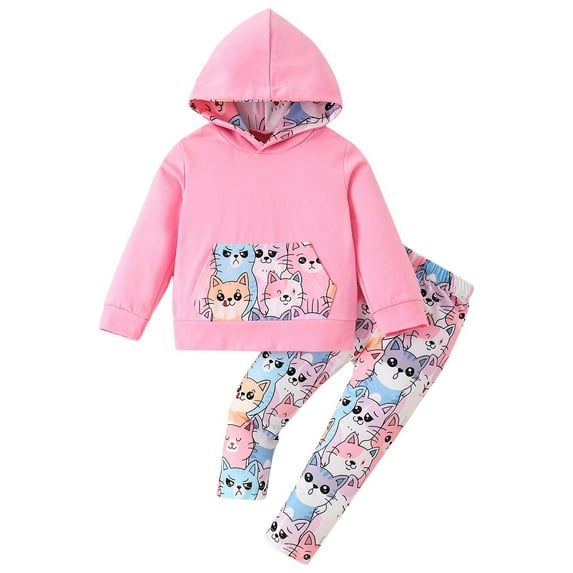 Owordtank Toddler Boy Clothes Dinosaur Printed Hoodies Toddler Clothes for Boys Long Sleeve Sweatpants Set Outfits 3M-3T