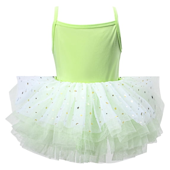 Owordtank Toddler Girls Ballet Skirted Leotards Strap Tutu Dress Party Outfits for Dance