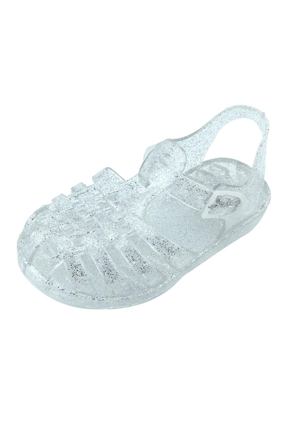Toddler Girls Jelly Shoes Soft Unisex-Child Boys Jellies Sandals Rubber Sole Closed Toe Beach Summer Mary Jane