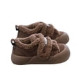 thumbnail image 1 of Owordtank Toddler Sneakers for Boys & Girls, Kids Warm Fleece Lined Winter Shoes with Easy-On Straps, Anti-Slip Athletic Walking Shoes, 1 of 7