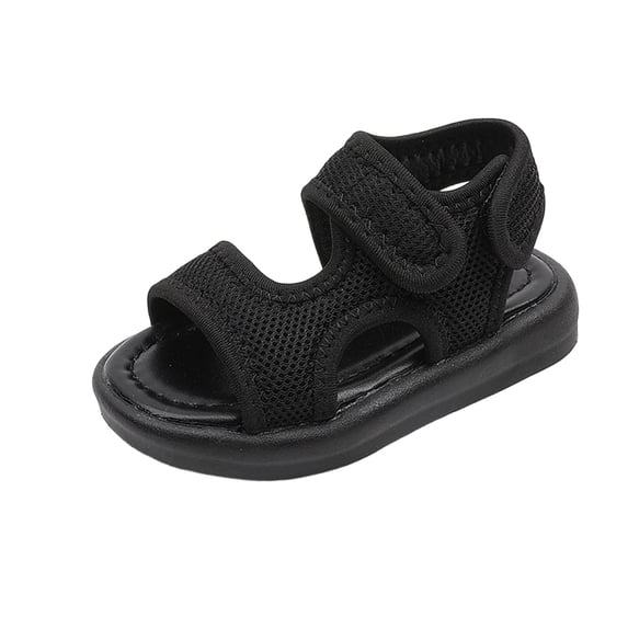 Owordtank Unisex Kids Summer Slide Sandals Baby Comfort Anti-Slip Open Toe Adjustable Walking Beach Shower Shoes for Boys Girls