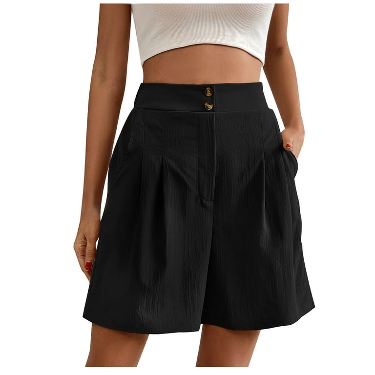 Flowy bermuda shorts hot sale