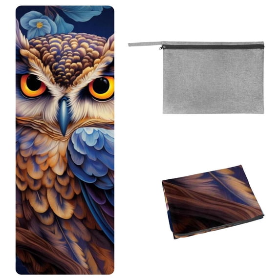 Owt Premium Yoga Towels with Storage Bag, 72.8"x26.8", Suitable for Yoga, Pilates, Fitness, Gym Towels, Yoga Blankets, and More