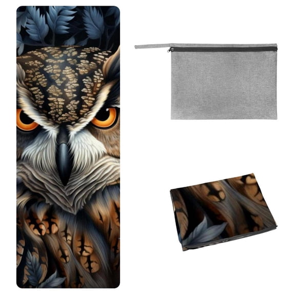 Owt Yoga Towel with Storage Bag, 72.8"x26.8", Suitable for Yoga, Pilates, Fitness, etc.