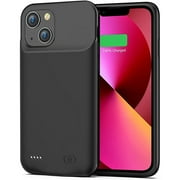 Owyfho Battery Charger Case Charging Cell Phone Case for Apple iPhone 13, Black