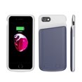thumbnail image 1 of Owyfho Battery Charger Case for iphone 6/6S/7/8/SE 2020/SE 2022 , 6000mAh Slim Portable Rechargeable Power Bank Case,Black, 1 of 8