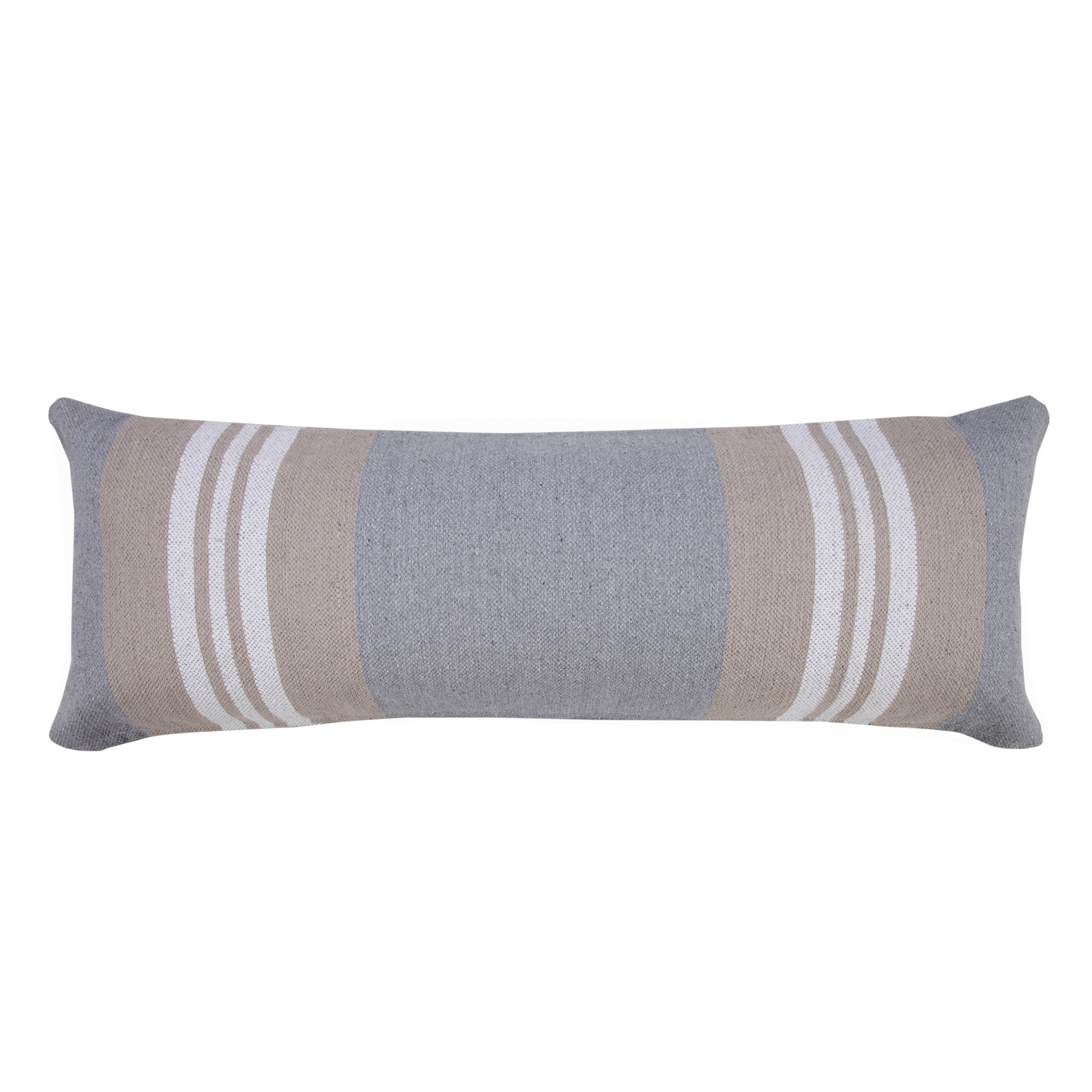 Ox Bay David 14" x 36" Striped Cotton Adult Decorative Throw Pillow