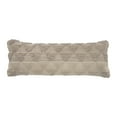 thumbnail image 1 of Ox Bay 14" x 36" Hand-Woven Cream/ Tan Geometric Organic Cotton Pillow Cover, 1 of 9