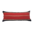 thumbnail image 1 of Ox Bay 14" x 36" Red/ Navy Stripe Cotton Blend Pillow Cover, 1 of 10