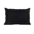 thumbnail image 1 of LR Home Ox Bay Black Bordered All-Natural Cotton Pillow Cover, 1 of 8