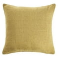thumbnail image 1 of LR Home Gavin 18" x 18" Gold Solid Cotton Adult Decorative Throw Pillow Cover, 1 of 7