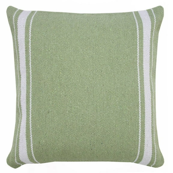 LR Home Balanced Border Bold Halo Striped Throw Pillow